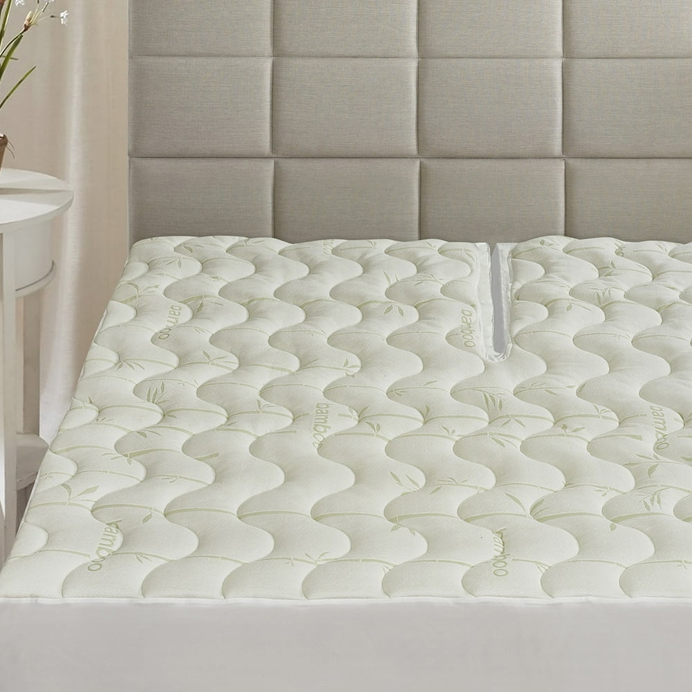 Waterproof Jacquard Mattress Topper 100 Bamboo Flex Top King