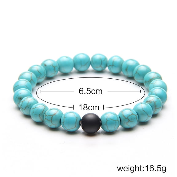 Raindrops 2Pcs Girlfriend Bracelet Classic Multi Bead Bracelets for Couples Emotional Bonding