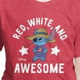 thumbnail image 3 of Lilo & Stitch - Red White And Awesome - Youth Short Sleeve Graphic T-Shirt, 3 of 5