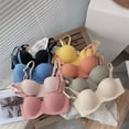 thumbnail image 1 of Women Seamless Bras Thin Solid Color kids Underwear Push Up Lingerie Wireless Bralette Girl Fashion Brassiere A B Cup Tube Top214 He Qiyong unisex, 1 of 1