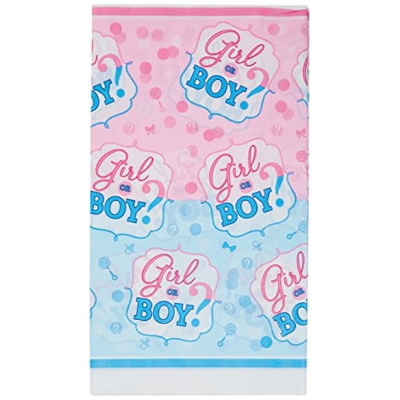 Amscan Girl or Boy? Plastic Tablecover