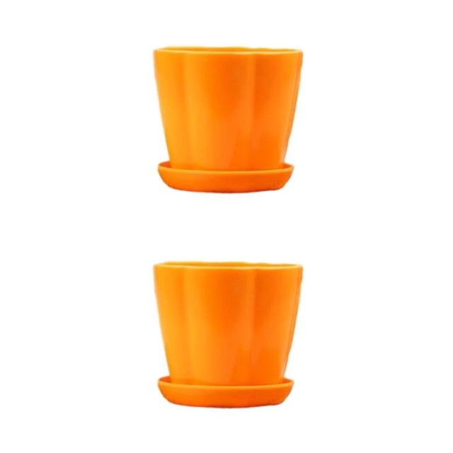 maskred Flower Classic And Elegant - Charming And Decorative Home Decor Accessories Orange S,1 2Set