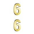 thumbnail image 3 of maskred Numéros de Maison pour Extérieur Style Simple Signes Numériques Accessoires de Marquage Numéro Exquis Accessoire Numéro 6 2 Pcs, 3 of 6
