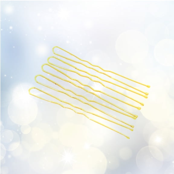 OFFIGAM 100pcs U Shaped Hair Clip Alloy Hair Styling Clips for Women Daily Use