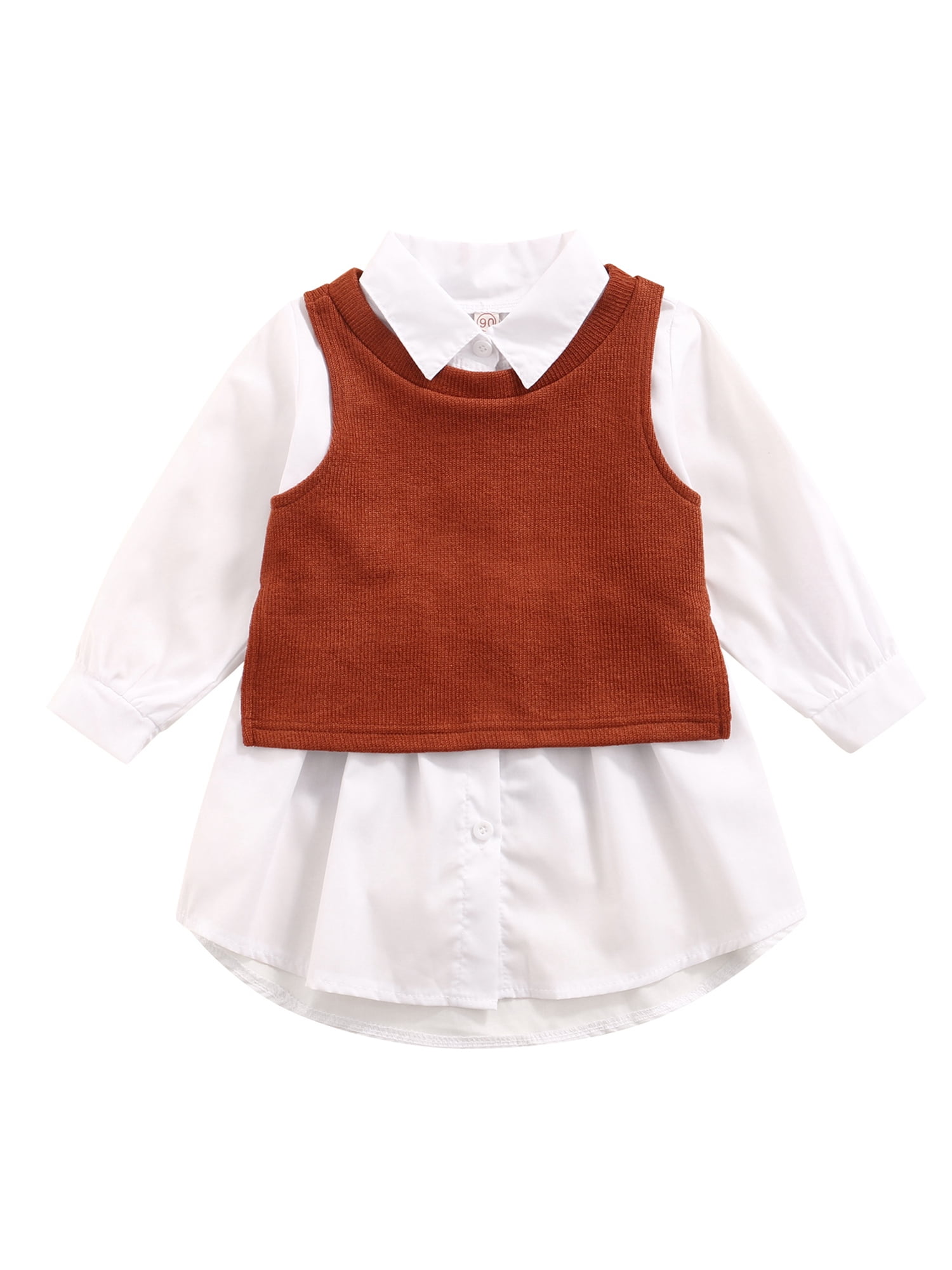 Canrulo 2Pcs Toddler Baby Girl Outfits 
