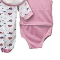 thumbnail image 4 of yocbz Baby Girl Clothes 0-3 Months 8PCS Layette Sets for Newborns Unisex Pink,0-3 Months, 4 of 5