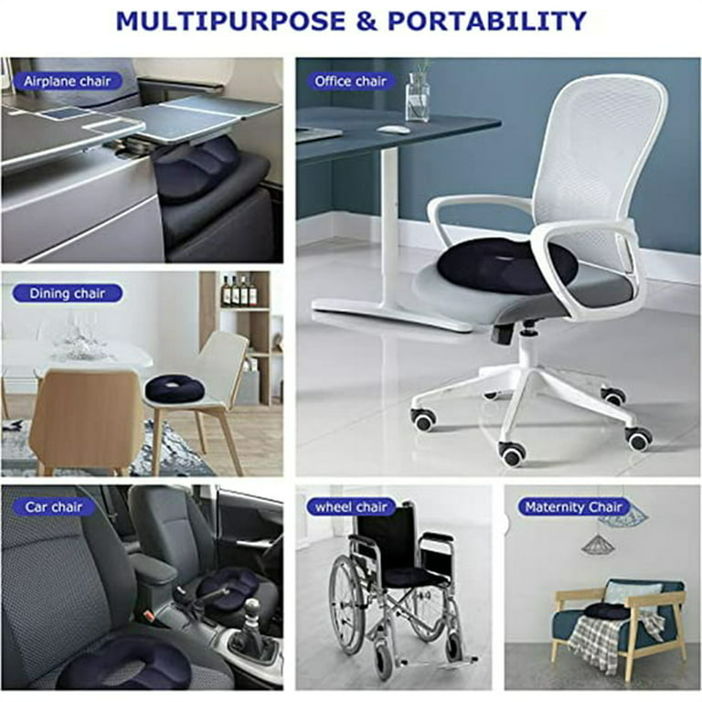 Foamula Pain Relief Coccyx Cushion, Memory Foam Seat Cushion for  Wheelchair, Office Chair Cushion, Car Seat Cushion for Butt, Sciatica,  Pelvic Floor