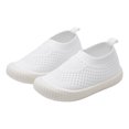 thumbnail image 4 of MYShe Children's Casual Shoes Boys Breathable Non-Slip Light Sneakers Unisex Luminous Sneakers for Girls Sport Running Shoes Little Boys Girls Sneakers,White,Size 5, 4 of 4