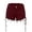 Wine, variant on Ladies Summer Hole Side Fashion Bandage Stretch Hot Pants Denim Shorts Elegantly Casual Clothes for Women Athletic Sweatpants for Women