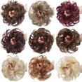 thumbnail image 4 of Chignon Désordonné Extensions Chouchous Pièces de Cheveux Donut Queue de Cheval pour Femmes, 4 of 6