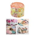 thumbnail image 1 of Rollo de Gelatina de 20 X 2,4 Pulgadas con Estampado Floral con Patrones Variados, Accesorios para Manualidades de 2,4 X 39 Pulgadas, para álb Amarillo Baoblaze Tiras de tela, 1 of 7