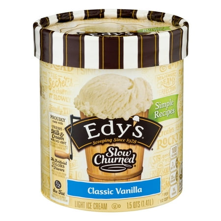 EDY'S/DREYER'S Slow Churned Classic Vanilla Light Ice ...