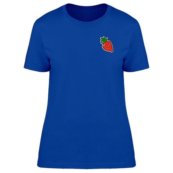 Cool Strawberry Pocket Doodle T-Shirt Women -Image by Shutterstock, Female Medium