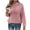 Pink, variant on Women's Sweaters Sevevn Women's Long Sleeve Sweater Trendy Oversized Drawstring Hooded Sweater