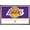 Bronze Framed Version, variant on NBA Los Angeles Lakers - Logo 21 Wall Poster, 14.725" x 22.375"