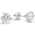 thumbnail image 3 of Pompeii Certified 4 1/2 Ct Lab Grown Diamond Martini Screw Back Studs 14k White Gold, 3 of 4