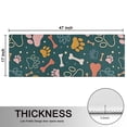 thumbnail image 5 of Kitchen Rugs Sets Of 2,Paw Prints and Bones Anti Fatigue Kitchen Mat Rugs Non Slip Washable,Decorative Kitchen Floor Mats for Kitchen,Sink,Laundry,17"X47", 5 of 5