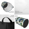 thumbnail image 2 of Rateoe Game All Day Pattern Round Laundry Hamper Basket, Tall Hamper Basket for Blanket Storage, Nursery Clothes Hamper for Laundry in Bedroom and College Dorm-Medium, 2 of 6