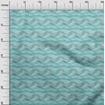 thumbnail image 3 of oneOone Cotton Flex Turquoise Green Fabric Abstract Stripe Sewing Craft Projects Fabric Prints By Yard 40 Inch Wide, 3 of 4