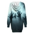 thumbnail image 5 of Taqqpue Halloween Print Hoodie Dress for Women Fashion Ghost Pumpkin Witch Mini Dresses Halloween Costume Long Sleeve Outfit Cosplay Party Dress with Pockets, 5 of 7