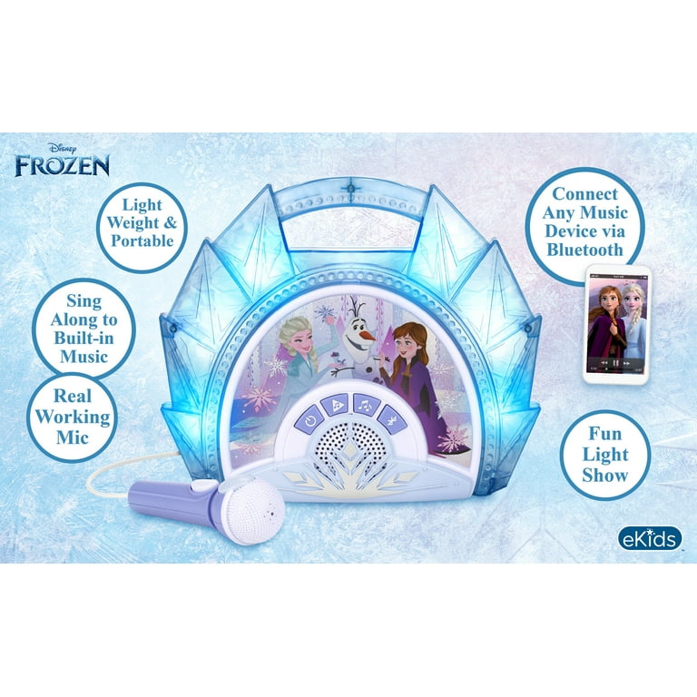 Disney Frozen Elsa Kids Karaoke Machine Toy - Sing Along Boombox