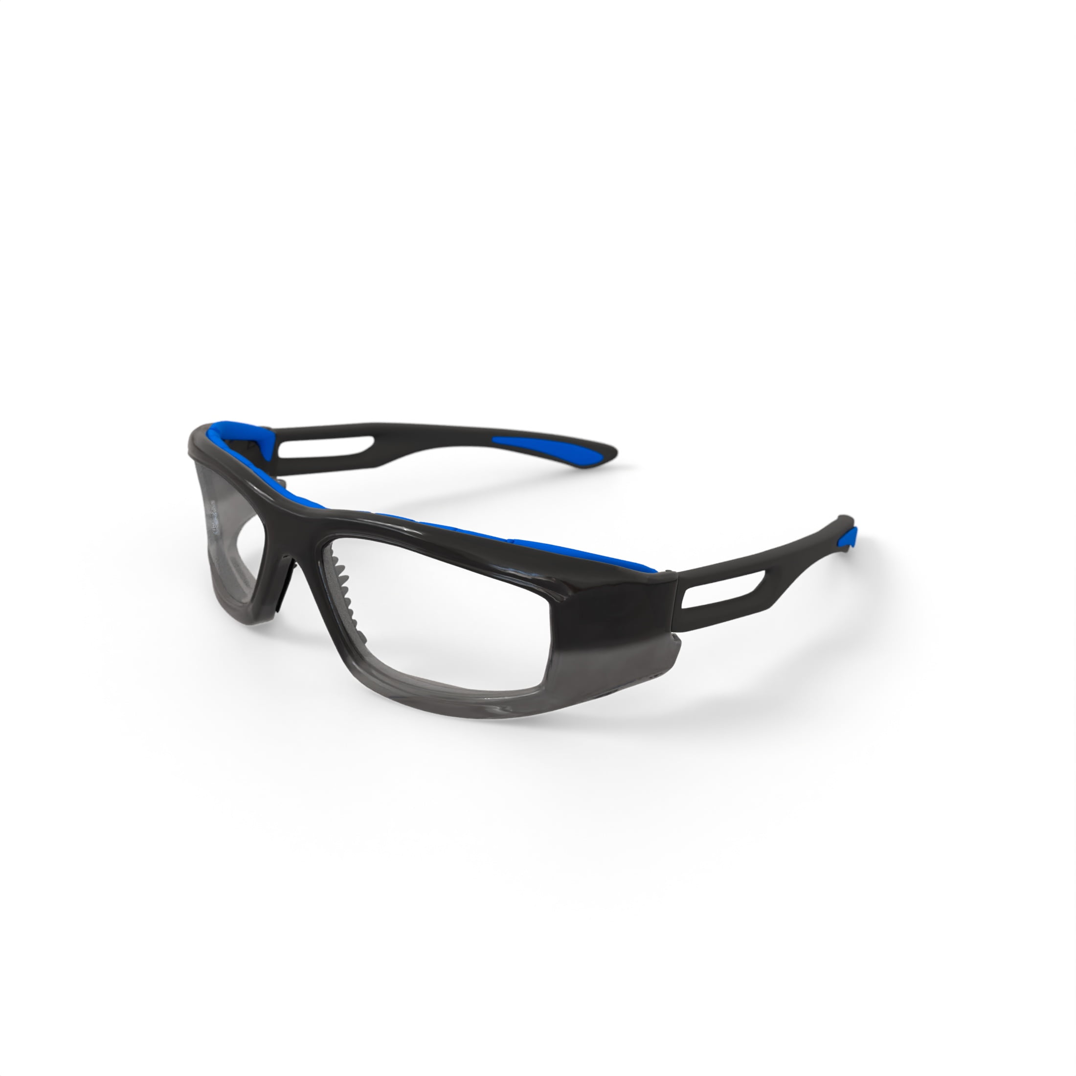 Art-Craft Optical 970 Prescription Safety Glasses, Black/Blue, OSHA Compliant ANSI Z87.1