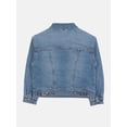 thumbnail image 5 of Wonder Nation Girls Denim Trucker Jacket, Sizes 4-18 & Plus, 5 of 5