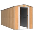 thumbnail image 3 of vidaXL Storage Shed Outdoor Storage Shed for Backyard Patio Galvanized Steel, 3 of 7