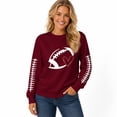 thumbnail image 5 of Game Day Shirts Women, 2026 Football Mom Sweatshirts Fall Cute Trendy Graphic Pullover Long Sleeve Gameday Outfits,L, 5 of 5