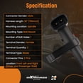 thumbnail image 6 of maXpeedingrods ABS Wheel Speed Sensor Set for Lexus GS300 GS350 GS430 GS460 IS250 2008-2016 IS350 LS460 8954530070 8954630070, 6 of 7