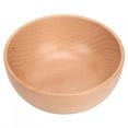 thumbnail image 1 of Dekaim Wooden Bowl, Round Rice Soup Salad Dining Bowl Utensils Food Container Tableware Kitchen Accessory(Large), 1 of 7