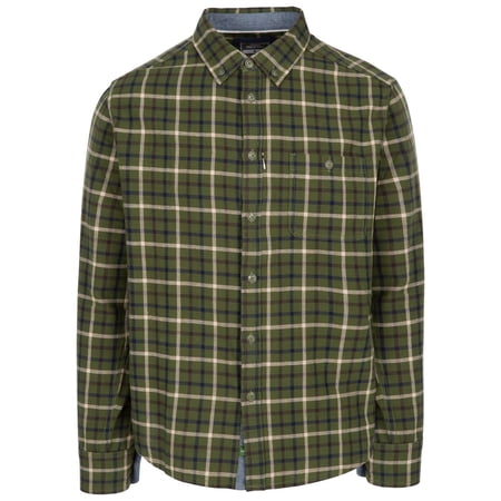 Trespass Mens Withnell Checked Cotton Shirt