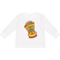 thumbnail image 3 of Inktastic Happy Tiki Face Boys or Girls Long Sleeve Toddler T-Shirt, 3 of 5