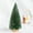 Green, variant on 10 Inch Artificial Frosted Mini Sisal Christmas Trees, Bottle Brush Trees with Wood Bases and Balls Ornaments, Small Tabletop Christmas Trees for Xmas Holiday Party Home Decor