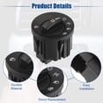 thumbnail image 3 of Interruptor de repuesto Unique Bargains para faros delanteros de coche Ford Flex 2009-2016 negro, 3 of 8