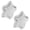 2 pieces, variant on Aluminum Star Cake Pan Nonstick Easy Rust For Baking Desserts