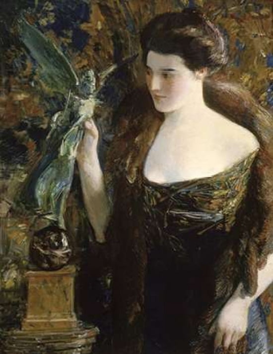 Young Woman And Sta