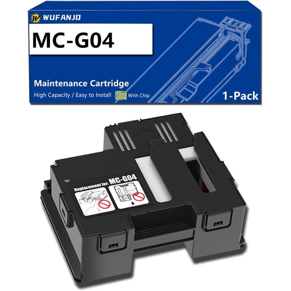 AWDAXC MC-G04 Maintenance Cartridge MCG04 Replacement Collection Box Compatible for Canon G1230 G2270 G3270 G3272 G4270 Printers Waste Ink Tank, 1 Pack