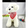 thumbnail image 4 of Moda Perro Bandana Collar Perro Collar Niño Bandana Mediana Cachorro Bandana Con Collar Para Perros - Rojo - M, 4 of 5