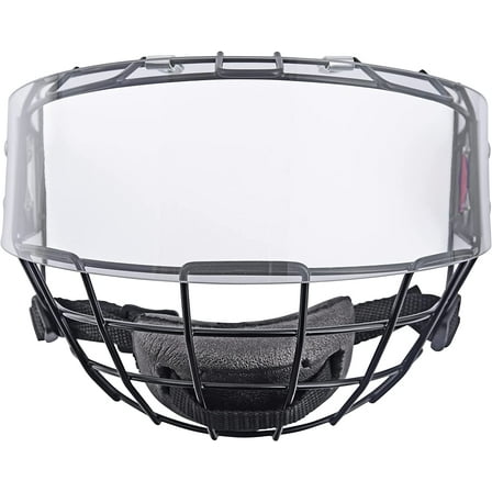 Zero Plus U-10 Youth Hockey Face Mask, Black