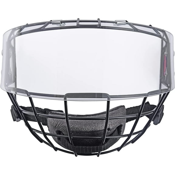 Zero Plus U-10 Youth Hockey Face Mask, Black