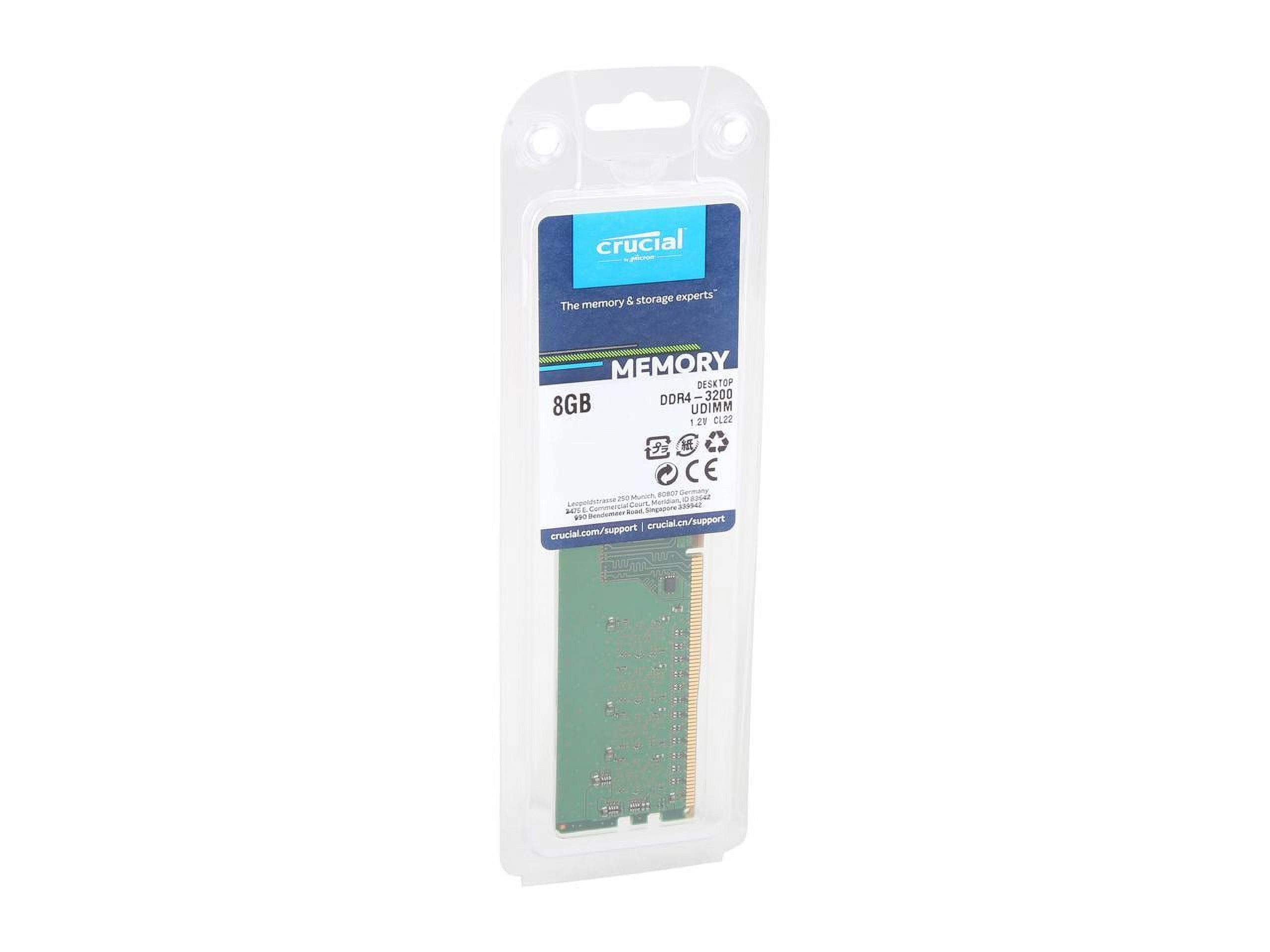 メモリー Crucial DDR4-3200 8GBx4 32GB Crucial 32GB Kit (8GBx4) DDR4 2400 MT/s (PC4-19200) DR x8 DIMM 288