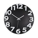 thumbnail image 2 of Reloj de pared para decoración del hogar, números 3D, puntero de Metal creativo, reloj decorativo, reloj silencioso para dormitorio, tienda, estante Negro, 2 of 8