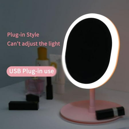 Led Makeup Mirror M007 1 Usb Storage Face Adjustable Touch Dimmer Vanity Stand Up Desk Cosmetic Canada Led Makeup Mirror M007 1 Usb Storage, Stand Up Mirror With Makeup Storage