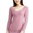 thumbnail image 4 of Lovzfmll Women's Thermal Top Seamless Long Sleeve, with Brushed Fleece Interior and High Elasticity for All-Day Warmth and Movement, 4 of 4