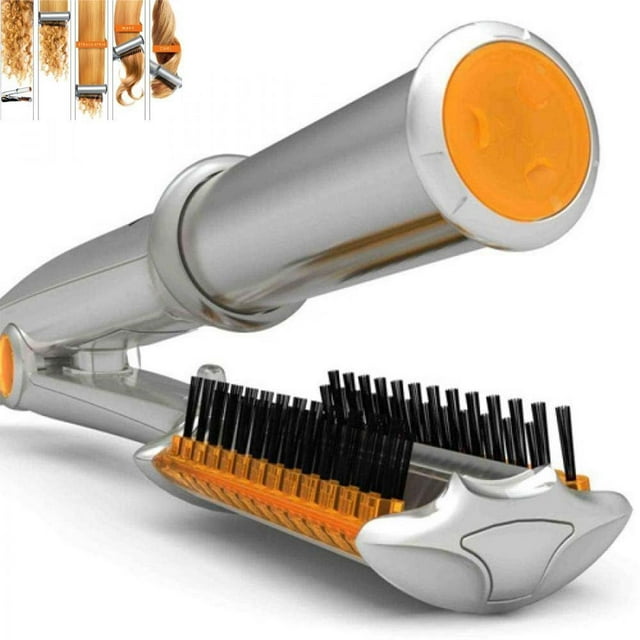 Rizador de pelo semiautomático 2 en 1, rizador de pelo de gran volumen para cabello corto, herramienta de peluquería para permanente