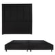 thumbnail image 1 of Box Base Cama King Size + Cabecera Davos Negro Dicasa  Belu, 1 of 8