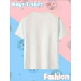 thumbnail image 2 of 'Grammy's Boy' Cute Cartoon Letter Print - Engaging Visuals, Casual Short Sleeve T-Shirts For Boys - Cool, Lightweight And Comfy Summer Clothes!, 2 of 6