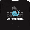 thumbnail image 4 of Inktastic San Francisco California Whale Watching Boys or Girls Long Sleeve Toddler T-Shirt, 4 of 5
