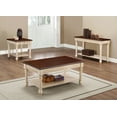 thumbnail image 3 of Rectangular End Table Dark Brown and Antique White, 3 of 3